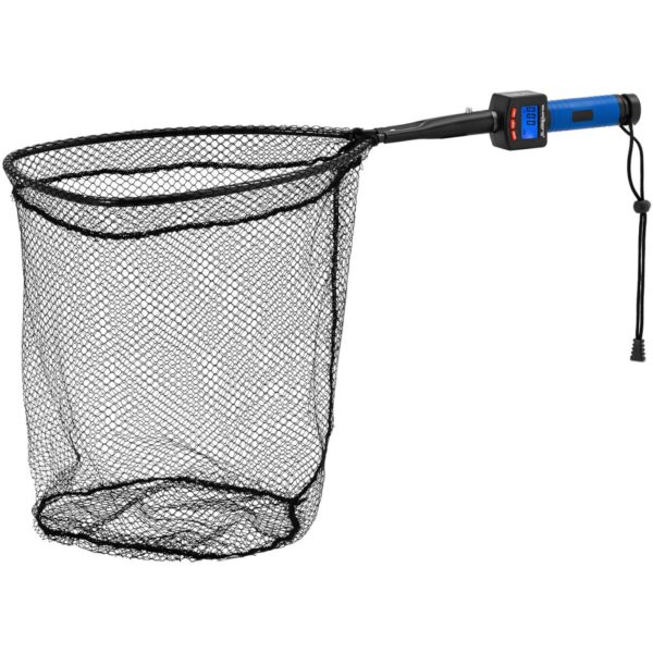 Podbierak wędkarski do ryb z wagą i termometrem LCD do 25 kg 1 10031043 1