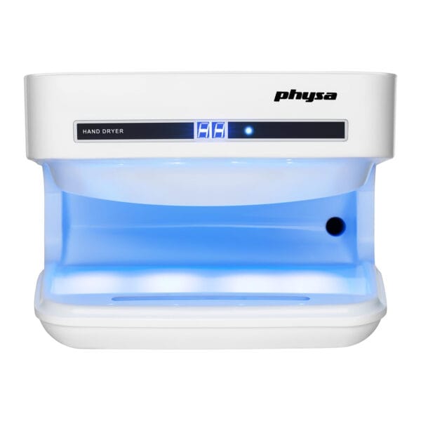 Suszarka kieszeniowa ścienna do rąk elektryczna biała 1650W Physa Oria white 4 10040151 4
