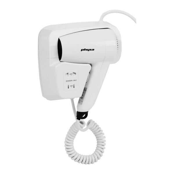 Suszarka do włosów basenowa hotelowa ścienna biała 1200W Physa SICCO 1 10040164 1