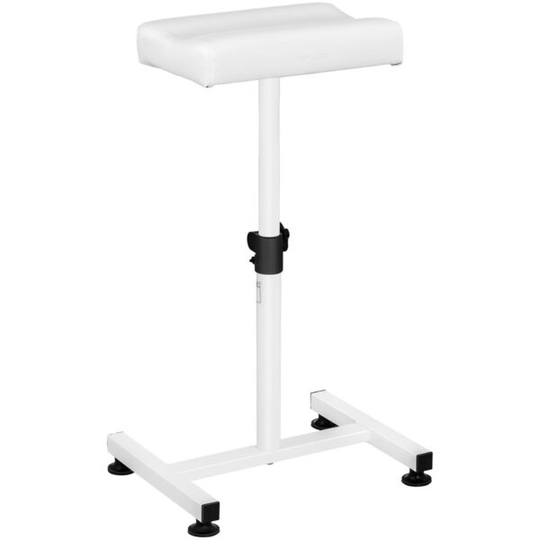 Podnóżek kosmetyczny do pedicure regulowana wysokość do 75 cm do 80 kg - biały 2 10040171 2