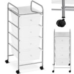 10040267 wozek organizer kosmetyczny lazienkowy z 4 szufladami do 28 kg 37 x 32 5 x 76 cm ean 4250928699169 hurtownia zielona gora