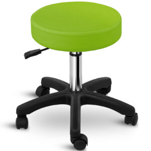 Taboret stołek hoker kosmetyczny obrotowy na kółkach Physa AVERSA zielony 6 Taboret stołek hoker kosmetyczny obrotowy na kółkach Physa AVERSA zielony - obrazek 2