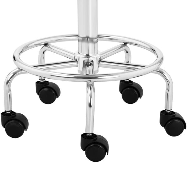 Taboret stołek hoker kosmetyczny siodłowy na kółkach Frankfurt do 150 kg czerwony 2 10040299 2