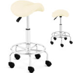 10040300 taboret stolek hoker kosmetyczny siodlowy na kolkach frankfurt do 150 kg bezowy ean 4250928676498 hurtownia sklep tanio