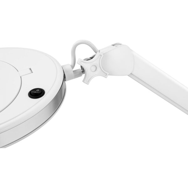 Lampa lupa kosmetyczna ze szkłem powiększającym na stojaku 5 dpi 60x LED śr. 127 mm 2 10040410 2