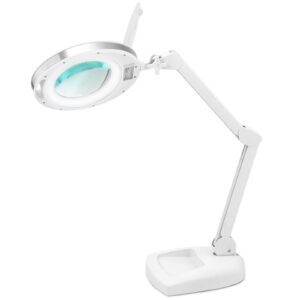 Lampa kosmetyczna z lupą szkłem powiększającym na biurko 5 dpi 60x LED śr. 127 mm 7 Lampa kosmetyczna z lupą szkłem powiększającym na biurko 5 dpi 60x LED śr. 127 mm - obrazek 2