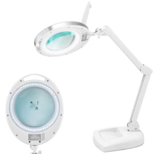 Lampa kosmetyczna z lupą szkłem powiększającym na biurko 5 dpi 60x LED śr. 127 mm 6 Lampa kosmetyczna z lupą szkłem powiększającym na biurko 5 dpi 60x LED śr. 127 mm - obrazek 1