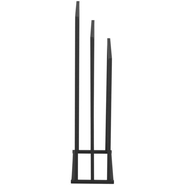 Stojak wieszak na 3 ręczniki wolnostojący podłogowy STAL 55 x 21.5 x 84 cm ciemnoszary 3 10040418 3