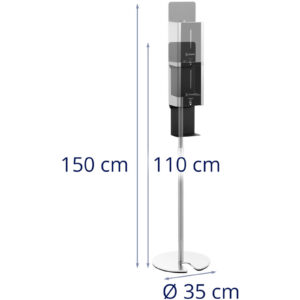 Dozownik do mydła stacja myjąca bezdotykowa automatyczna 100-140 cm 1 l 15 Dozownik do mydła stacja myjąca bezdotykowa automatyczna 100-140 cm 1 l - obrazek 8