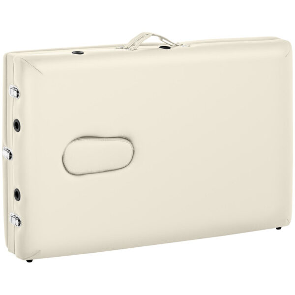Stół łóżko do masażu drewniane przenośne składane Marseille Beige do 227 kg beżowe 3 10040434 3