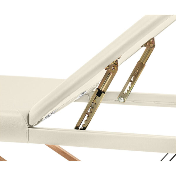 Stół łóżko do masażu drewniane przenośne składane Marseille Beige do 227 kg beżowe 4 10040434 4
