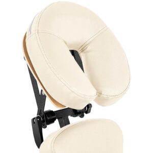 Krzesło do masażu tatuażu przenośne składane Montpellier Beige do 130 kg beżowe 11 Krzesło do masażu tatuażu przenośne składane Montpellier Beige do 130 kg beżowe - obrazek 5
