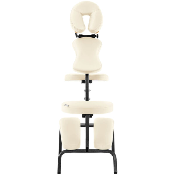Krzesło do masażu tatuażu przenośne składane Montpellier Beige do 130 kg beżowe 5 10040440 5