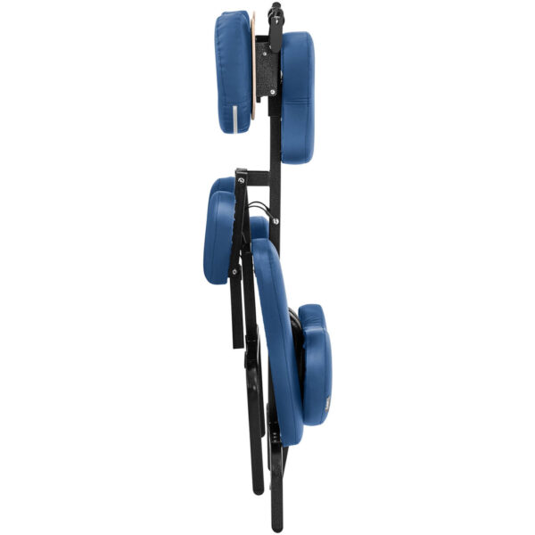 Krzesło do masażu tatuażu przenośne składane Montpellier Blue do 130 kg niebieskie 3 10040442 3
