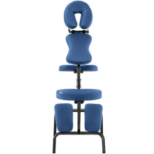 Krzesło do masażu tatuażu przenośne składane Montpellier Blue do 130 kg niebieskie 12 Krzesło do masażu tatuażu przenośne składane Montpellier Blue do 130 kg niebieskie - obrazek 6