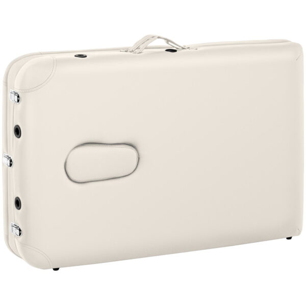 Stół łóżko do masażu przenośne składane Bordeaux Beige do 180 kg beżowe 3 10040443 3