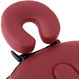 Stół łóżko do masażu przenośne składane z drewnianym stelażem Colmar Red do 227 kg czerwone 9 Stół łóżko do masażu przenośne składane z drewnianym stelażem Colmar Red do 227 kg czerwone - obrazek 3