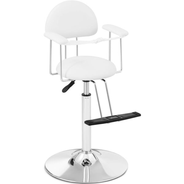 Krzesło fotel fryzjerski dla dzieci Physa Coventry White biały 1 10040502 1