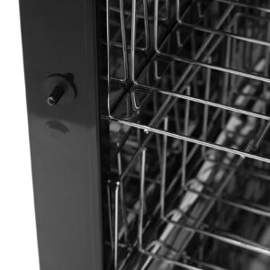Podgrzewacz do ręczników ze sterylizacją UV 23 l 230 W czarny 10 Podgrzewacz do ręczników ze sterylizacją UV 23 l 230 W czarny - obrazek 4