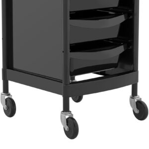 Wózek pomocnik fryzjerski z uchwytem na suszarkę 6 szuflad półka 420 x 390 mm 10 Wózek pomocnik fryzjerski z uchwytem na suszarkę 6 szuflad półka 420 x 390 mm - obrazek 4