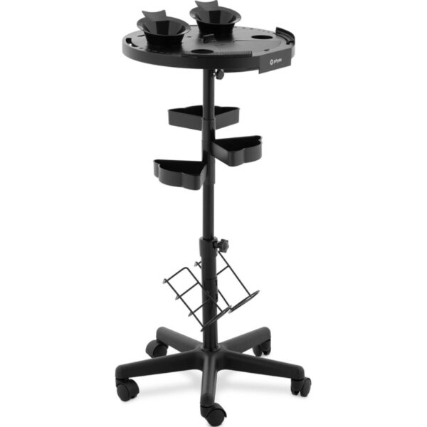 Wózek pomocnik fryzjerski regulowany z timertem śr. 458 mm + 2 miski 1 10040541 1