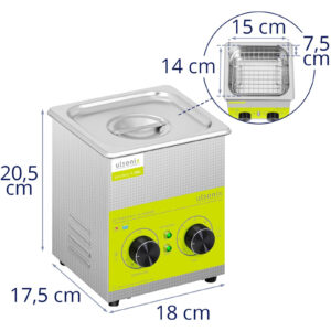 Myjka wanna ultradźwiękowa oczyszczacz 1.3 l 60 W 13 Myjka wanna ultradźwiękowa oczyszczacz 1.3 l 60 W - obrazek 7