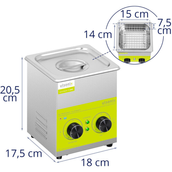 Myjka wanna ultradźwiękowa oczyszczacz 1.3 l 60 W 6 10050204 6