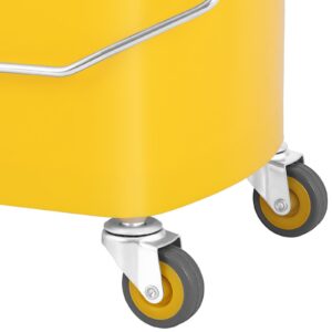 Wózek do sprzątania z wyciskarką do mopa pojemnik ze ścianką działową 20 l 8 Wózek do sprzątania z wyciskarką do mopa pojemnik ze ścianką działową 20 l - obrazek 3
