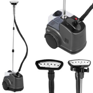 Stacja parowa parownica steamer do prasowania ubrań ze stojakiem 2 kW 2.97 l 8 Stacja parowa parownica steamer do prasowania ubrań ze stojakiem 2 kW 2.97 l - obrazek 1
