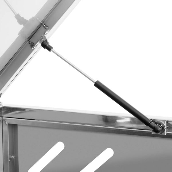 Osłona obudowa kosza kubła na śmieci potrójna z ukośnymi otworami STAL 3x 240 l 2 10050269 2
