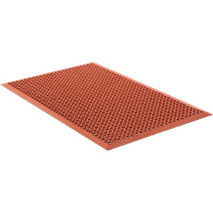 Mata wycieraczka gumowa antypoślizgowa ażurowa 153 x 92 x 1 cm czerwona 6 Mata wycieraczka gumowa antypoślizgowa ażurowa 153 x 92 x 1 cm czerwona - obrazek 2
