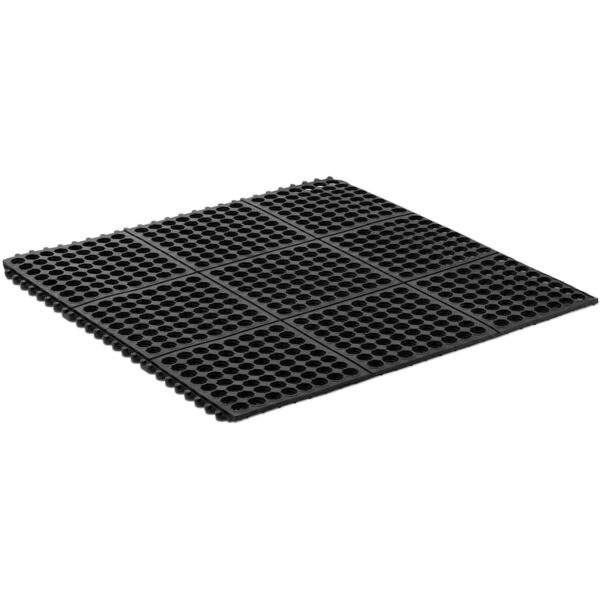 Mata wycieraczka gumowa antypoślizgowa ażurowa 92 x 92 x 1 cm 1 10050277 1