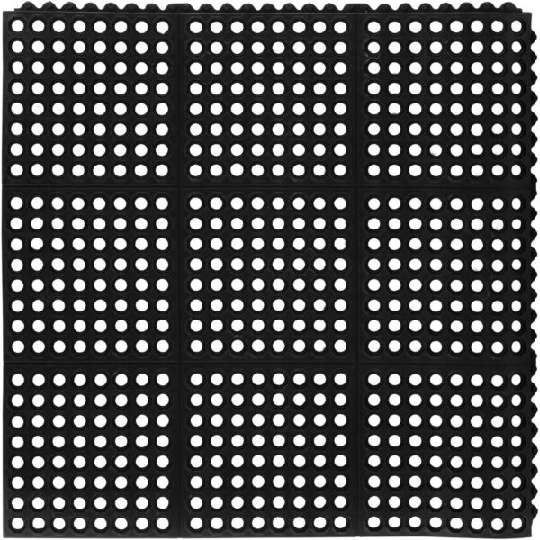 Mata wycieraczka gumowa antypoślizgowa ażurowa 92 x 92 x 1 cm 4 10050277 4