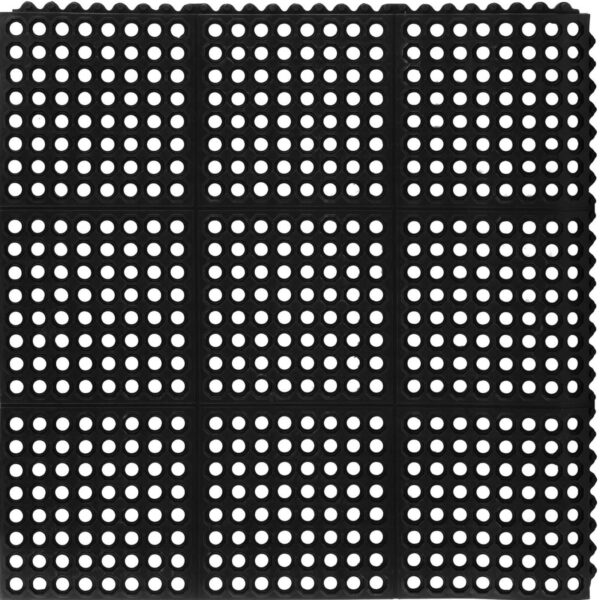 Mata wycieraczka gumowa antypoślizgowa ażurowa 100 x 100 x 1 cm 4 10050278 4