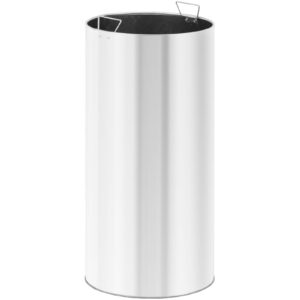 Kosz na odpady śmieci miejski zewnętrzny okrągły śr. 50 x 80 cm STAL szary 10 Kosz na odpady śmieci miejski zewnętrzny okrągły śr. 50 x 80 cm STAL szary - obrazek 4