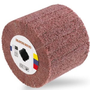 Wałek szlifierski polerski nylonowy 120 x 100 mm M19 ziarnistość 80 MSW-WHEELS-80A - obrazek 1