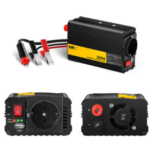 Przetwornica napięcia samochodowa do akumulatora 300/600W + Adapter do gniazdka zapalniczki 7 Przetwornica napięcia samochodowa do akumulatora 300/600W + Adapter do gniazdka zapalniczki - obrazek 1