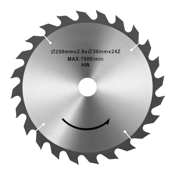 Tarcza do piły tarczowej do cięcia drewna 24 zęby śr. 250/30mm 1 10060802 tarcza do pily tarczowej do ciecia drewna 24 zeby sr 250 30mm hurtownia sklep cena