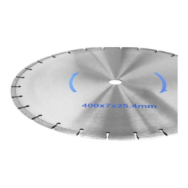 Tarcza do piły tarczowej do cięcia kamienia z diamentowym ostrzem śr. 400/25.4mm 2 10060809 2