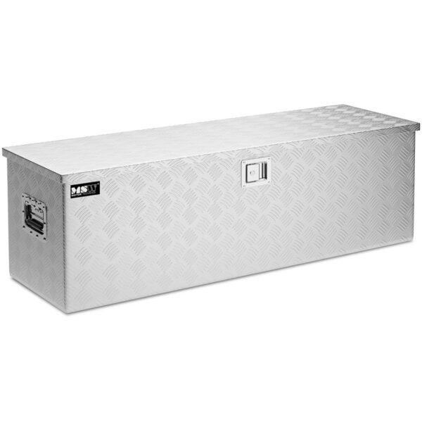 Skrzynia narzędziowa transportowa aluminiowa zamykana na klucz 150 l 124 x 38.5 x 38.5 cm 1 10060942 1