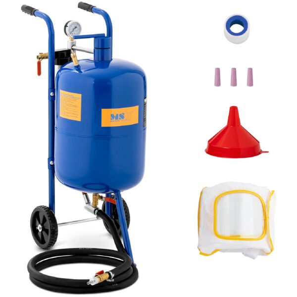 Piaskarka syfonowa mobilna z regulacją ciśnienia 60-125 psi 40 l 1 10061154 1