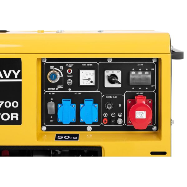 Agregat generator prądotwórczy diesel mobilny chłodzony powietrzem 230/400 V 4.4 kW 5.5 kVA 14.5 l 2 10061192 2