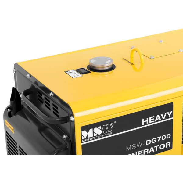 Agregat generator prądotwórczy diesel mobilny chłodzony powietrzem 230/400 V 4.4 kW 5.5 kVA 14.5 l 4 10061192 4