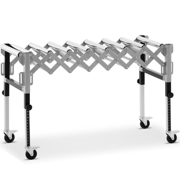 Podajnik stół rolkowy transportowy składany 9 rolek do 130 kg 145 x 59 x 96 cm 1 10061201 1