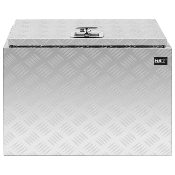 Skrzynka narzędziowa warsztatowa aluminiowa z pokrywą 120 l 4 10061216 4