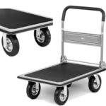 10061350 wozek platfomowy magazynowy reczny skladany 1 burta do 300 kg 80 x 60 cm ean 4062859003768 hurtownia zielona gora