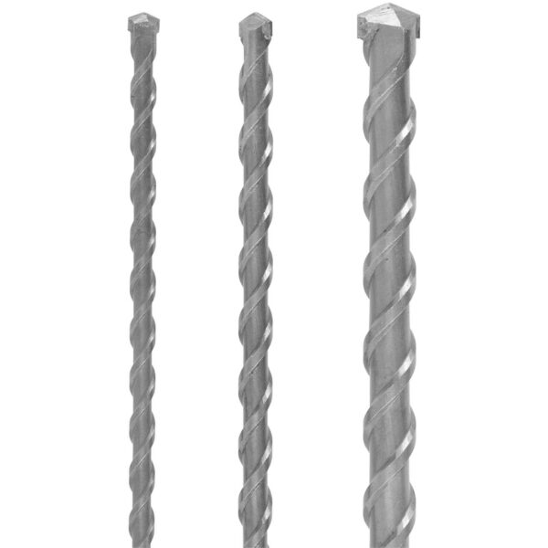 Zestaw wierteł do betonu SDS PLUS HRC50 dł. 1000 mm śr. 12mm 16mm 24 mm - 3 szt. 2 10061514 2