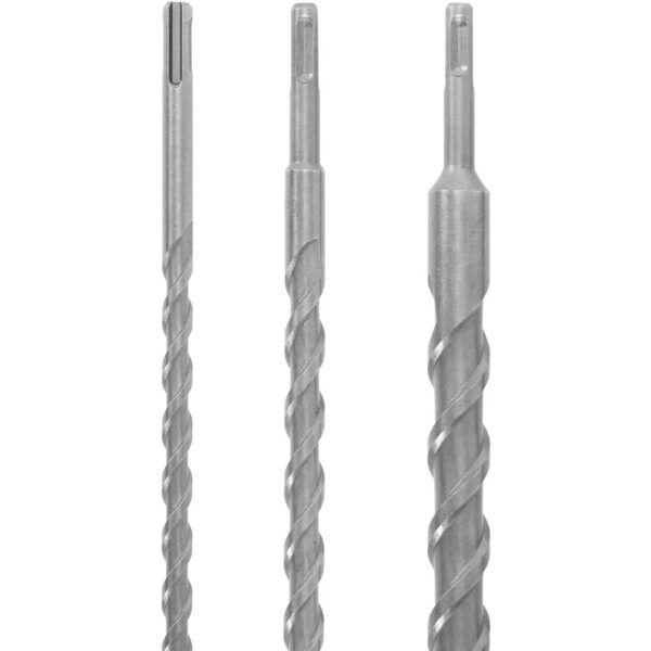 Zestaw wierteł do betonu SDS PLUS HRC50 dł. 1000 mm śr. 12mm 16mm 24 mm - 3 szt. 3 10061514 3