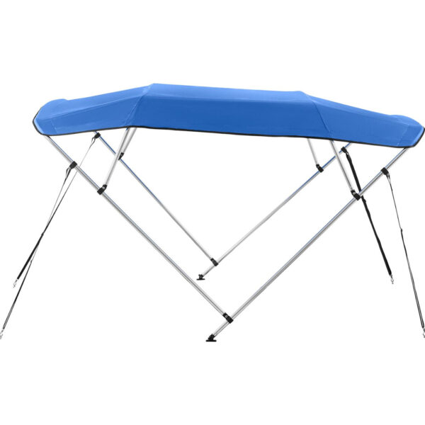 Baldachim daszek bimini do łodzi 4 pałąki 236 x 215 x 146 cm kobaltowy 6 10061645 6