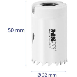 Otwornica bimetalowa wiertło do metalu drewna tworzyw sztucznych śr. 32 mm 7 Otwornica bimetalowa wiertło do metalu drewna tworzyw sztucznych śr. 32 mm - obrazek 4